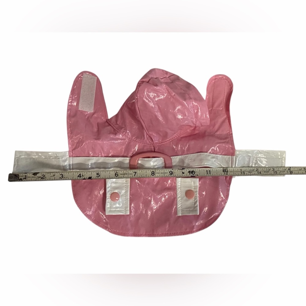 Pink & White Penn-Plax XXS Mini Dog Raincoat - Picture 10 of 13